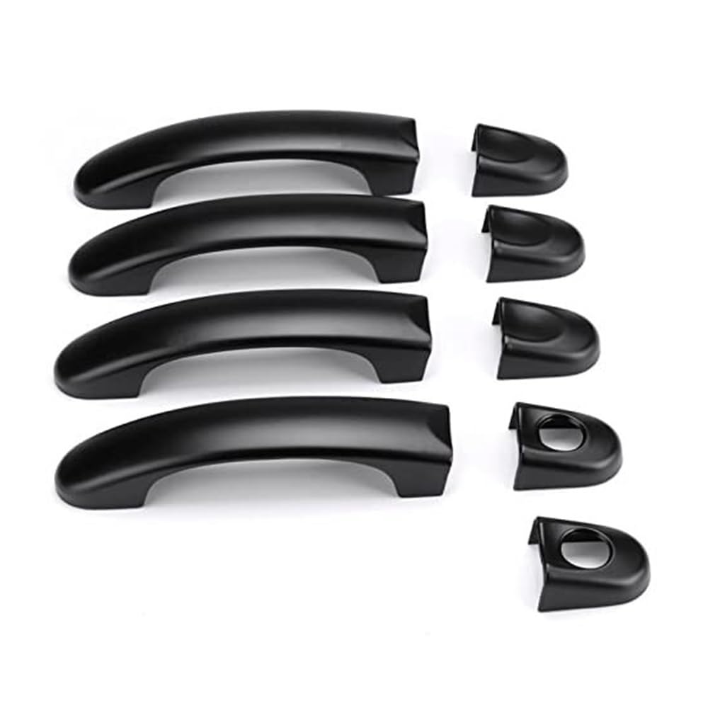 FLBZBLKASL Car Door Handle Cover for Vw for T5 Transporter 2003-2015 & for T6 2015+ External Trim Decor Right Handle