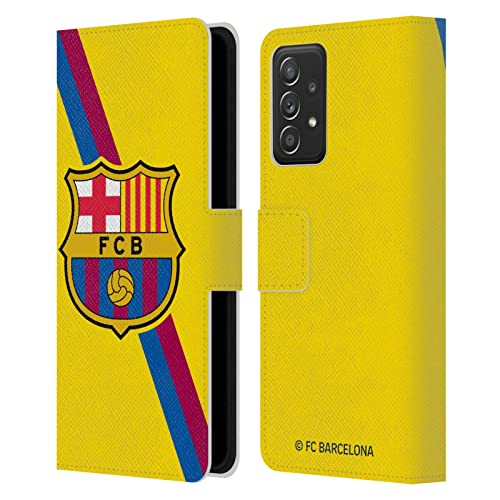 Étui FC Barcelona Galaxy A53 5G Housse Cuir pour Supporter au Stade et au Bureau