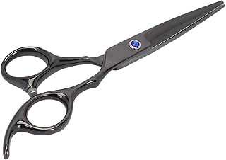 Tesouras de corte de cabelo de barbeiro para salão, tesoura de corte de cabelo durável para salão de beleza leve profissional fácil de usar para salão de cabeleireiro em casa