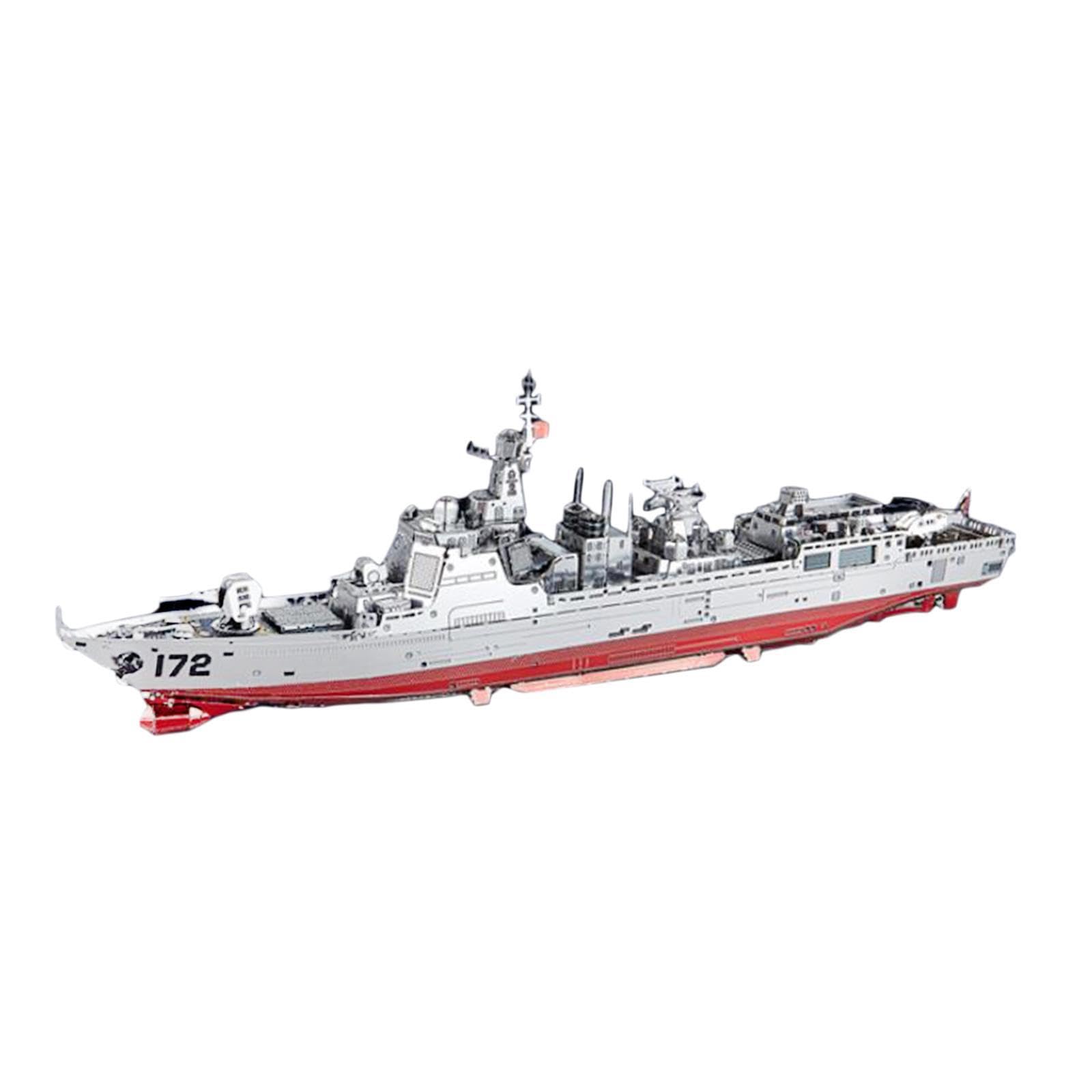 Maquette de Porte-Avions à Assembler : Puzzle de Navire Échelle pour Garçons