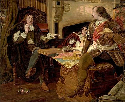 Tableau Cromwell Madox Brown 60x90cm - Poster art mural pour décoration chambre et salon