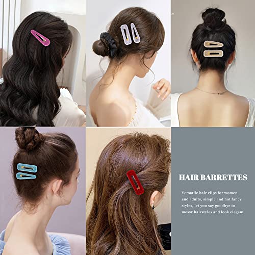 Cptots 12 Pcs Acrylic Resin Alligator Hair Clips For Women Thick Thin Hair Fashion Sparkle Decorative Small Hair Clips #TOP4