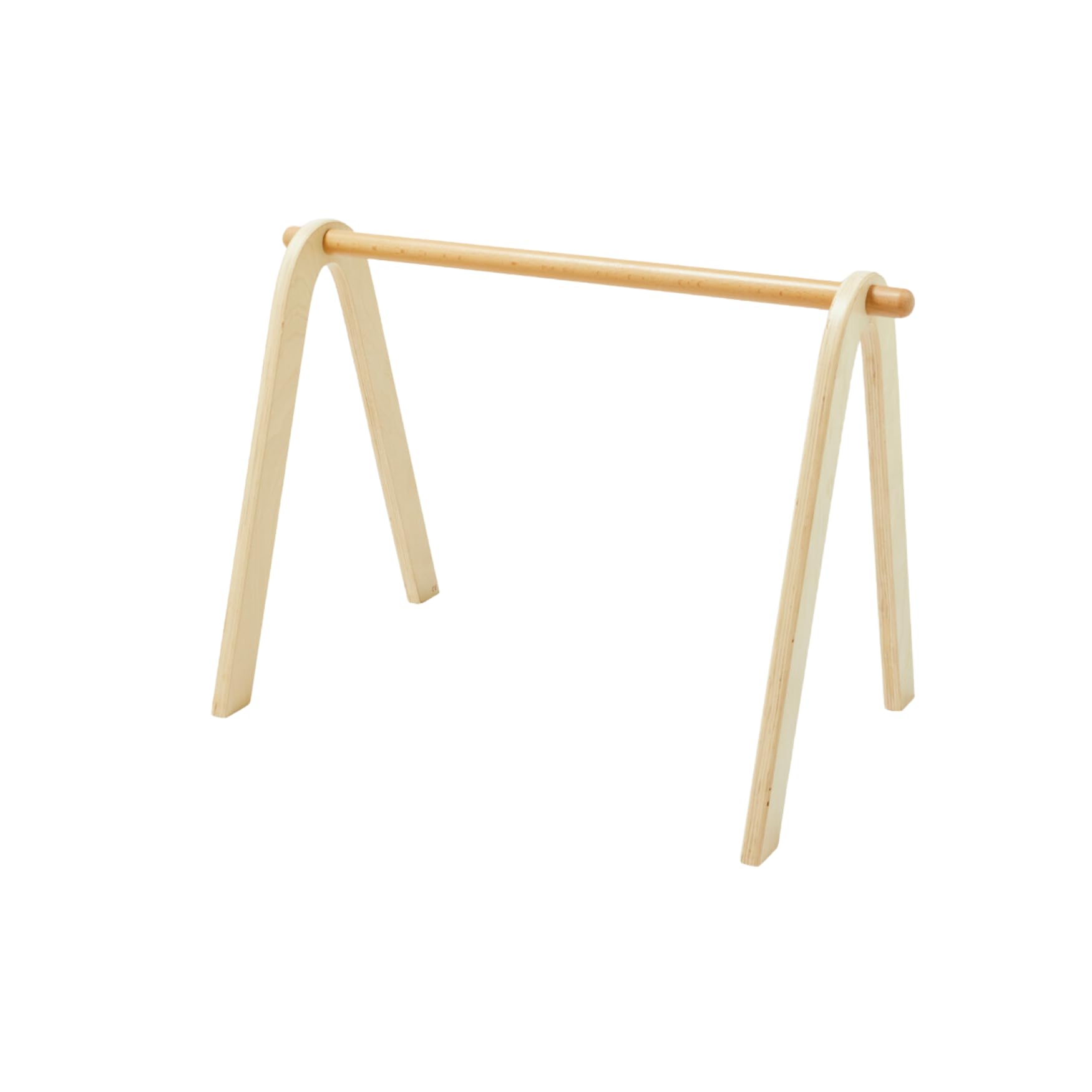 NOUKIE'S - Krabbelbogen aus Naturholz - einfacher Aufbau und Transport - Stimuliert die Sinne von Geburt an bis zu 6 Monaten - Ideal mit Matte oder Moseskorb - Aktivitätsset separat erhältlich