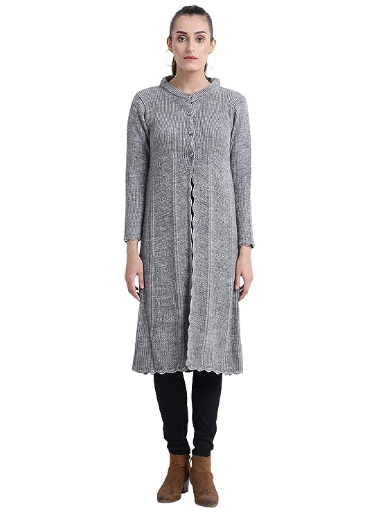 Image of Matelco Women's Wool Round Neck Cardigan