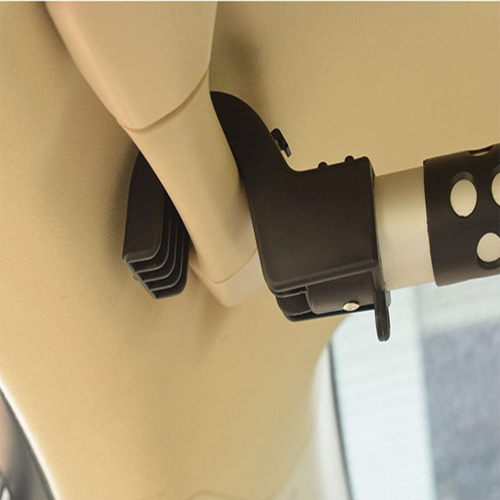 Appendiabiti Telescopico Per Auto UEGHNS – Barra Rinforzata In Acciaio 86-137 Cm, Gancio Anti-scivolo Con Rivestimento In Gomma, Supporta 22 Kg, Ideale Per Camper, SUV, Furgoni - 4