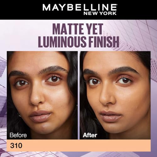 Image of Maybelline New York Super Stay Lumi Matte Liquid Foundation, 310 (Pack of 3)