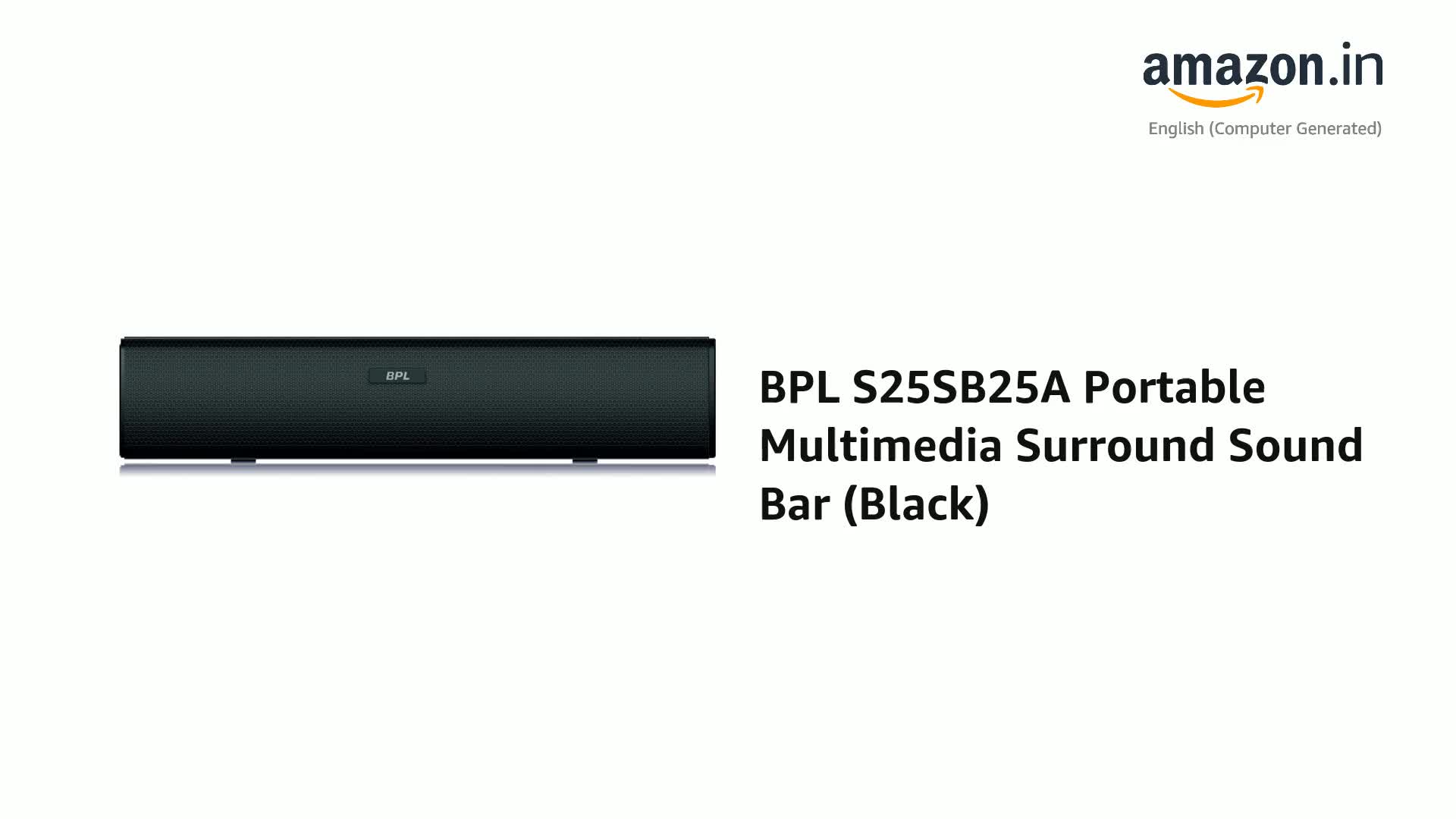 BPL S25SB25A Portable Multimedia 