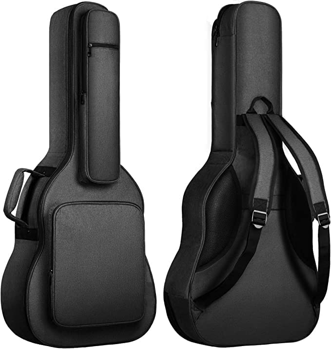 Heavy Duty Fully Foam PAdding Heavy Classical Guitar Bag 39 Inch Guitar Gig Bag Soft Case 6 mm Thick Padding Guitar Backpack with Large Pocket Guitar Bag-image-22