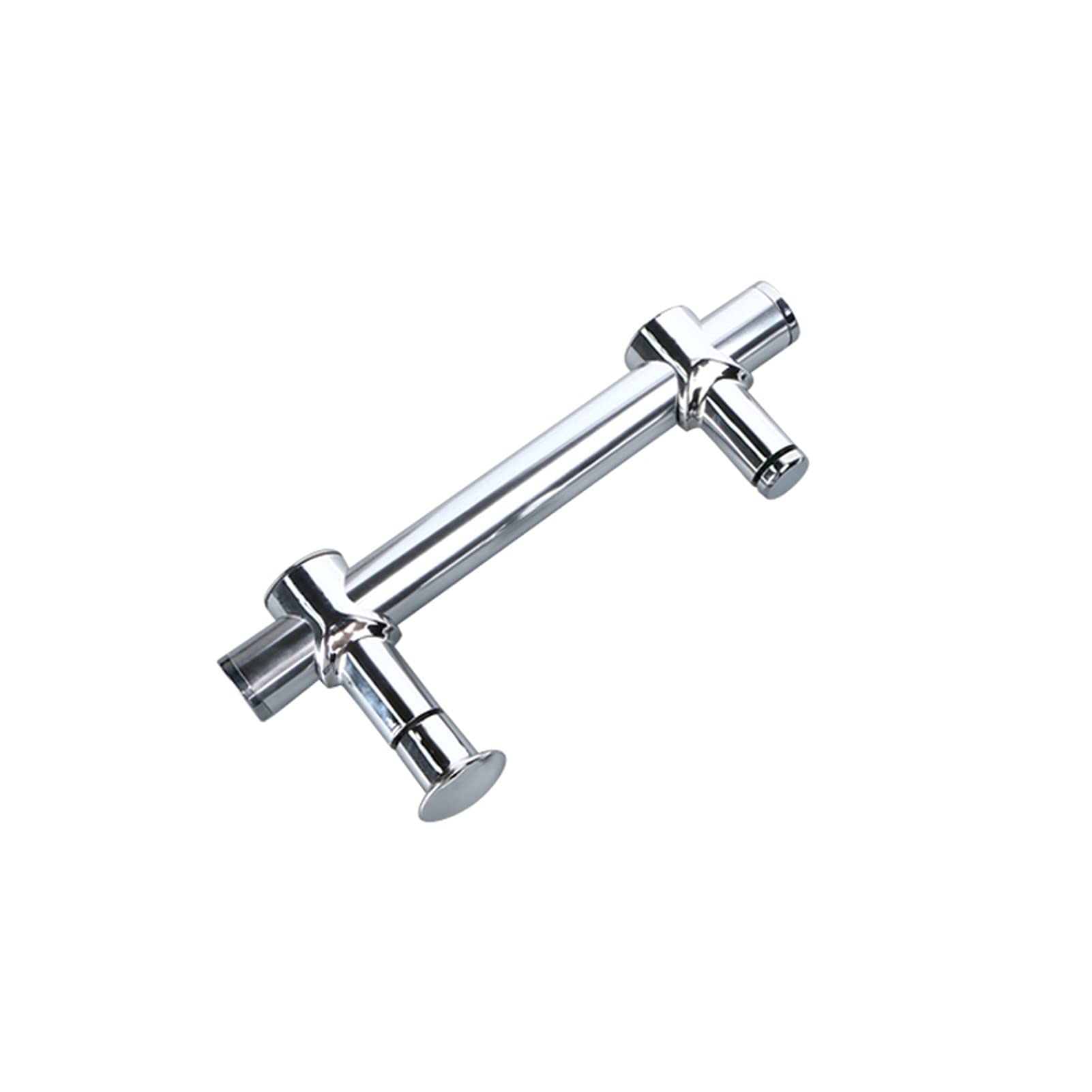 Poignée de porte de douche en verre et bouton en acier inoxydable pour salle de bain