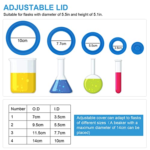 Lab Water Baths 2.5L Digital Thermostatic Water Bath Heater Thermostat Water Bath 300W With Selectable Openings For Lab Use Food Heating Chemical Biological Experiment (110V) #TOP1