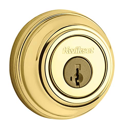 Kwikset 980 3 SMT CP K4 V1 Signature Brass Single Cylinder Deadbolt With