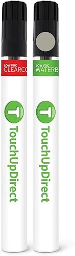 TouchUpDirect 7929792 Paladio plateado metalizado Compatible con Mercedes-Benz Pintura de retoque Exact Match Brocha - Kit esencial