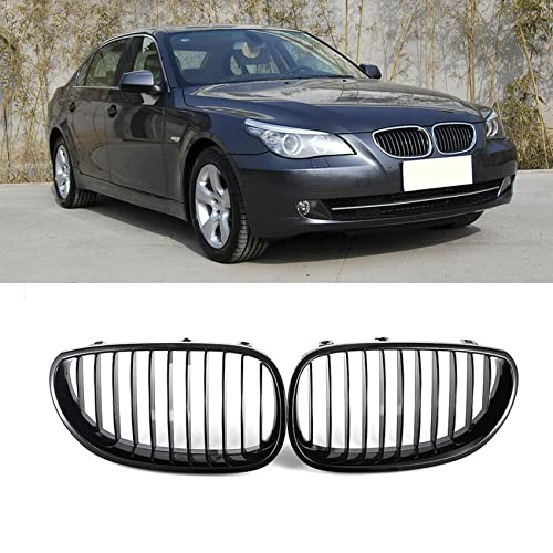 Grille de calandre noir lustré pour BMW E60 E61 Berline et Break de 2003 à 2009 - 4