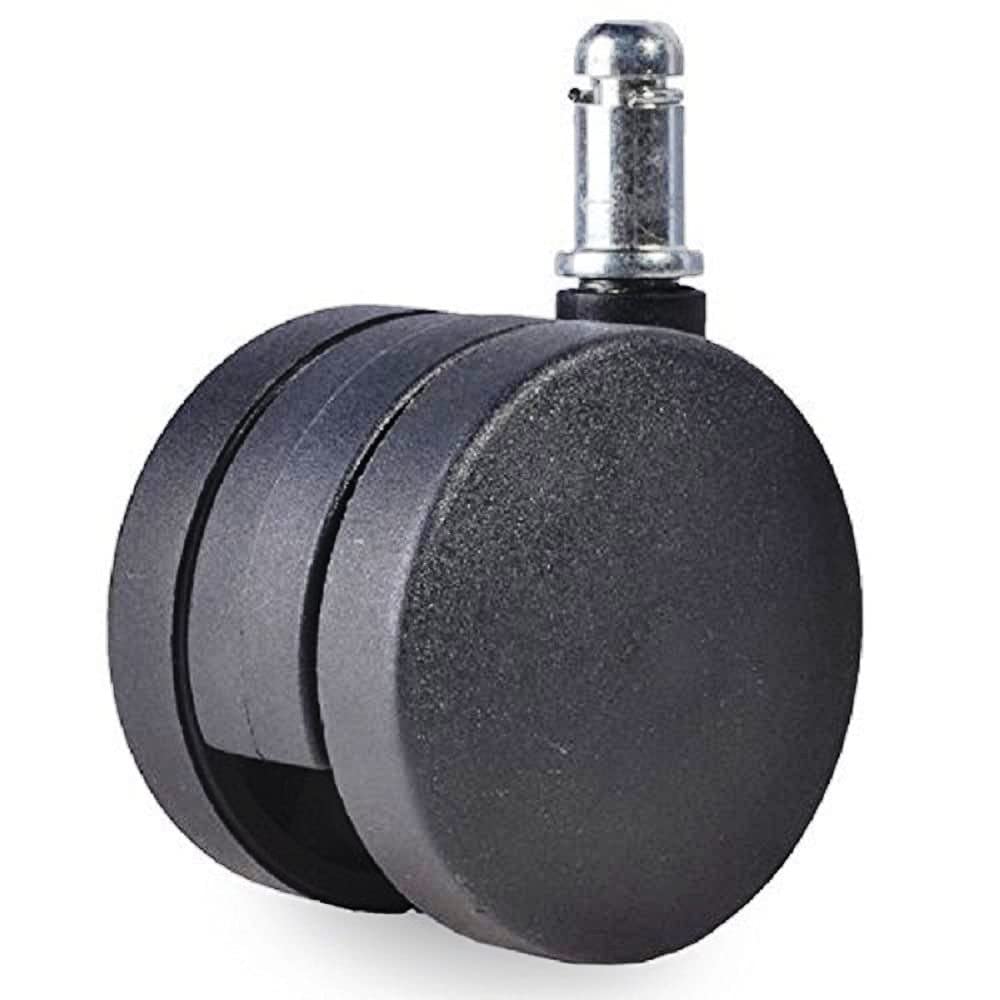 Twin Caster 60mm Wheel for Chair and Revolving Chairs, Adjustable Stool/Kitchen Stool/Office Stool/Cafeteria Stool/Bar Stool and Other Revolving Products -(Set of 5)