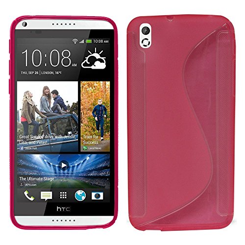 HTC Desire 816 Étui HCN PHONE® S-Line TPU Gel Silicone Coque souple pour HTC Desire 816 - ROSE