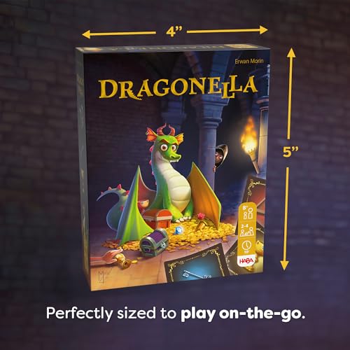 HABA Dragonella - Juego de Cartas de Dragones y Caza del Tesoro para Familias, con Ritmo y Táctica para 2-5 Jugadores desde los 5 Años miniatura 2