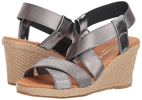 Sandale cage espadrille André Assous Dalmira étain 37 - 7