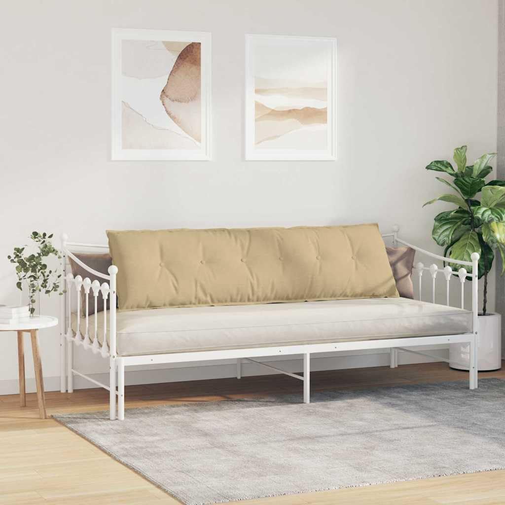 Poduszka na oparcie, szaro-zielona, 180 x 50 cm, materiał sztruksowy z wypełnieniem poliestrowym, zdejmowany pokrowiec, ergonomiczna poduszka do czytania na sofę, łóżko, do biura, salonu