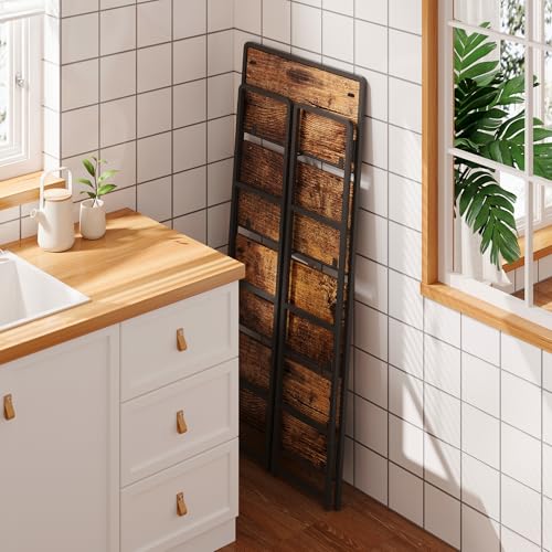 4nmnoassembly4tiersfoldingbookshelfstorageshelvesvintagebookcasestandingracksstudyorganizerhomeofficerusticbrownandblack Urban Country Home Decor 4nm no assembly 4 tiers folding bookshelf storage shelves vintage bookcase standing racks study organizer home office rustic brown and black urban country home decor