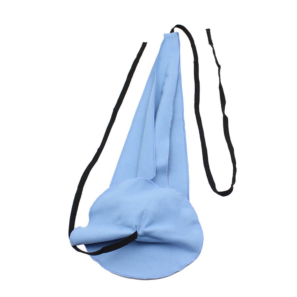 Chiffon De Nettoyage Saxophone Bleu - Écouvillon Fibre Avec Cordon Pour Instruments à Vent