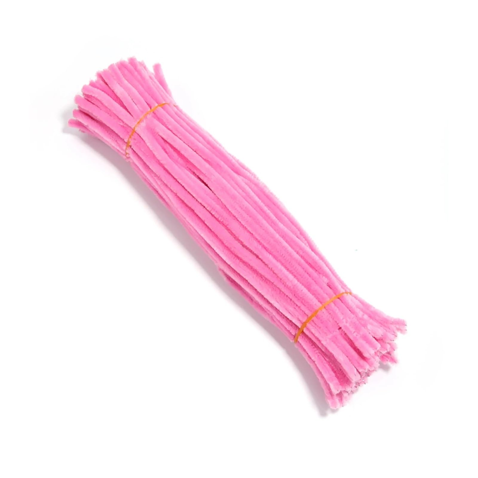 TGDGFKIAS Cure-pipes pour loisirs créatifs, Cure-pipes tiges chenille 30 cm paquet de 100 fournitures d'artisanat multicolores(Hotpink)