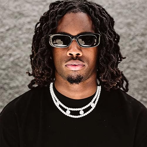 Rectangle Sunglasses for Women Men Trendy Vintage Narrow Square Sun Glasses UV Protection3