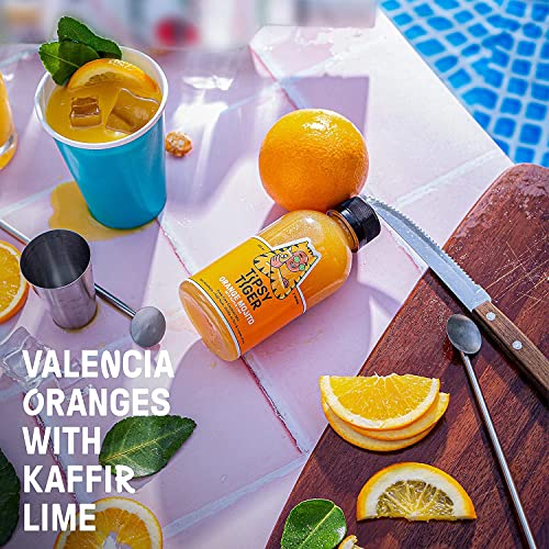 Image of Tipsy Tiger Orange Kaffir Lime Mojito, Vodka, Rum, Gin Cocktail Mixer, Makes 2 Drinks, Less Than 5% added Sugar, 250ml (Pack of 1 bottle), Fuss Free- Just add Ice and Alcohol