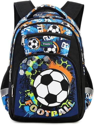 Image of Frantic Waterproof Polyester 26 L School Backpack School Bag Daypack Picnic Bag For Boys & Girl(4Zipper Parent)