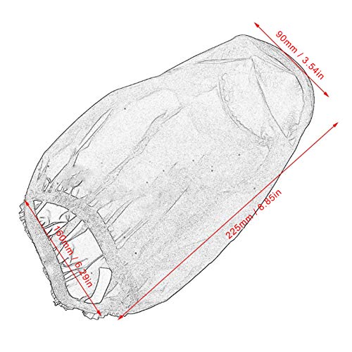 Capa de meia de filtro de entrada de ar, capa protetora de filtro de ar frio para carro à prova de p