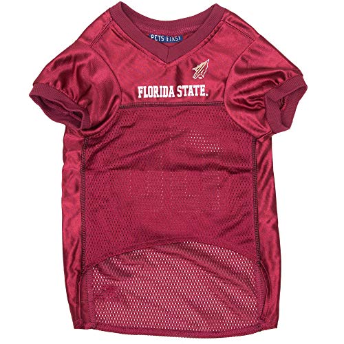 Image of Mirage Pet Products Florida State Seminoles Jersey for Dogs and Cats, Medium