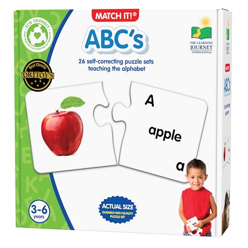 The Learning Journey: Match It! - ABCs - ABC Puzzle Alphabet Puzzles for 2 Year Olds Alphabet Puzzles For Kids Ages 3-5 Pre Kindergarten Learning Materials Award Winning Educational Toys