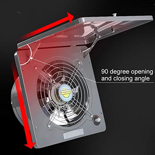 Extractor de Ventilación para Ventana Tipo Campana para Cocina y Baño, Potente, Industrial, Alta Velocidad miniatura 5
