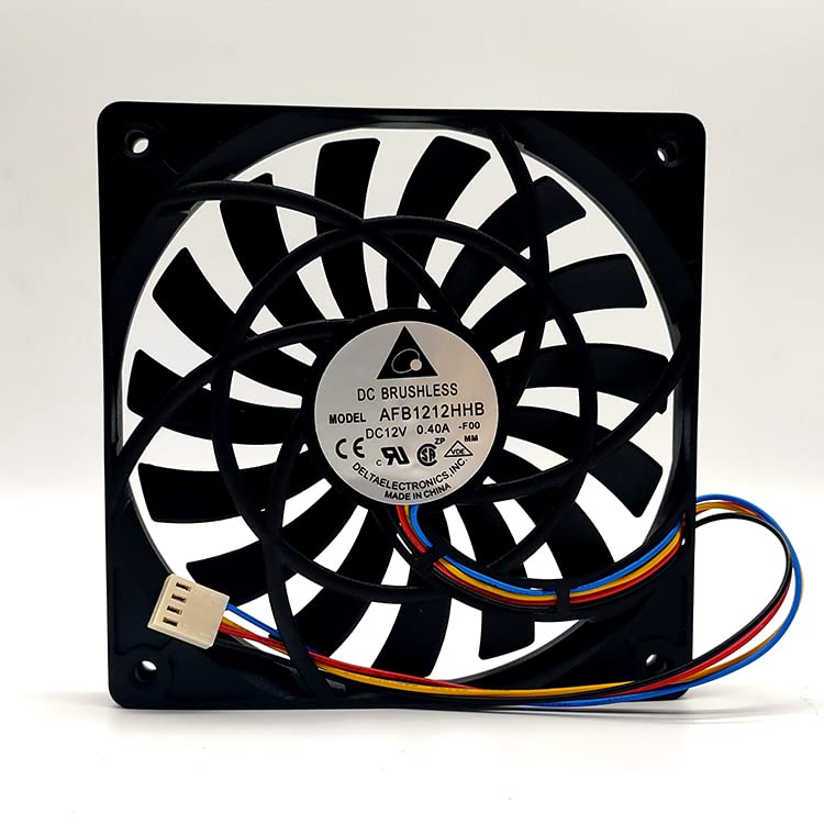 NZNYDNL AFB1212HHB -F00 12013 Slim Chassis 12V 0.4A 4-wire PWM Temperature Control Speed Control Silent Fan