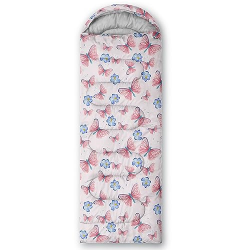 Image of QOOMO Camping Sleeping Bags,3 Season Warm & Cool Weather,Lightweight,Waterproof Sleeping Bags for Adults & Kids,Traveling,and Outdoors,Camping Gear Equipment