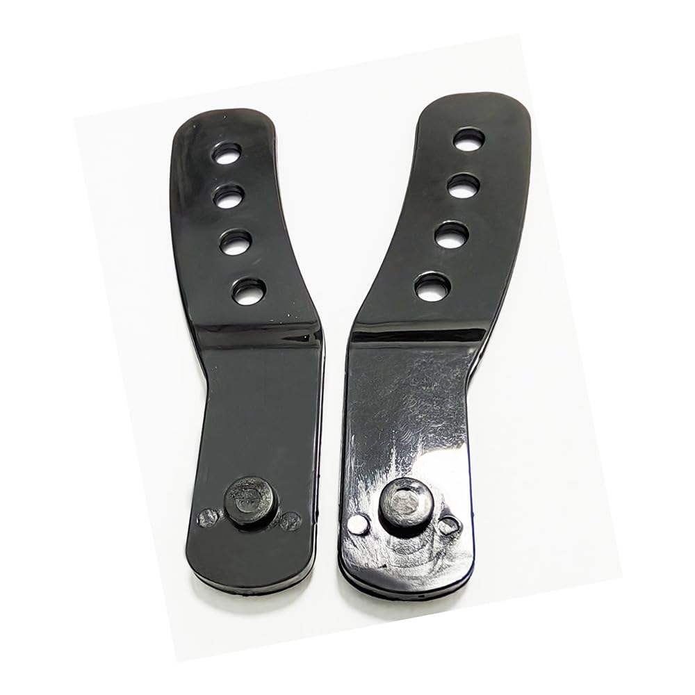 Correas de encuadernación de snowboard negras 106 mm par