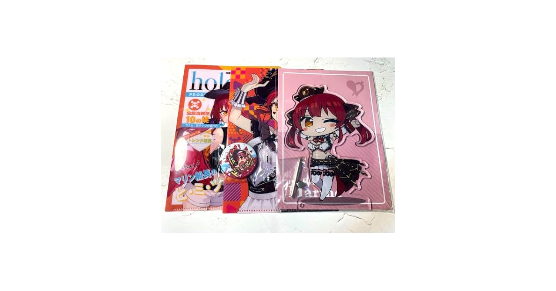 Amazon.co.jp: 宝鐘マリン グッズ4点セット : Toys & Games