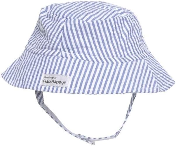 Flap Happy Children Unisex Bucket Hat UPF 50+, Highest Certified UV Sun Protection, Azo-free dye
