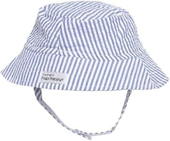 Flap Happy Children Unisex Bucket Hat UPF 50+, Highest Certified UV Sun Protection, Azo-free dye