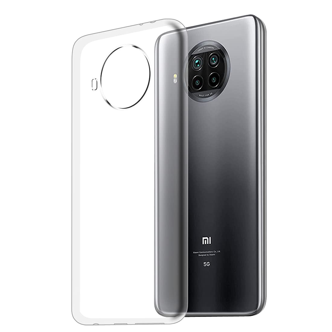 Fashionury Silicone Back Cover Case Soft Silicon for Xiaomi Mi 10i 5G (Transparent) (B09655PZLG) Amazon Price History, Amazon Price Tracker