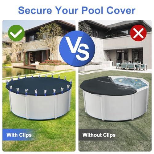 Clips para cubierta de piscina, 30 piezas acero inox miniatura 4