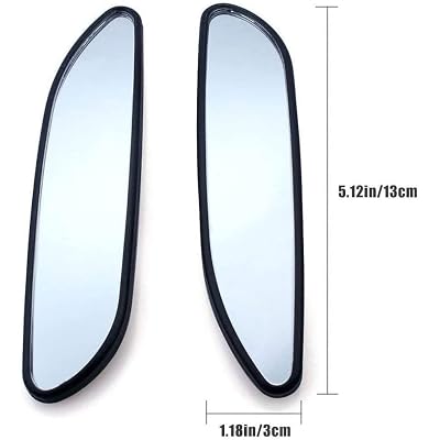EEEKit 2pcs Side Mirror Blindspot, Blind Spot Mirror, 360 Degree Rotating, Wide Angle Convex Rearview for Car Truck SUV RV and Van