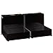 LUND 73296 Black Diamond Plated 96-Gallon Twin L-Shaped Liquid Storage Tank