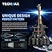 TECHMAX H7 LED Headlight Bulbs, 12000LM 72W 360 Degrees Adjustable Beam Angle 6500K Xenon White Extremely Bright Conversion Kit of 2 Halogen Replacement