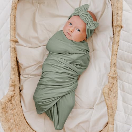 Konssy Newborn Receiving Blanket Set