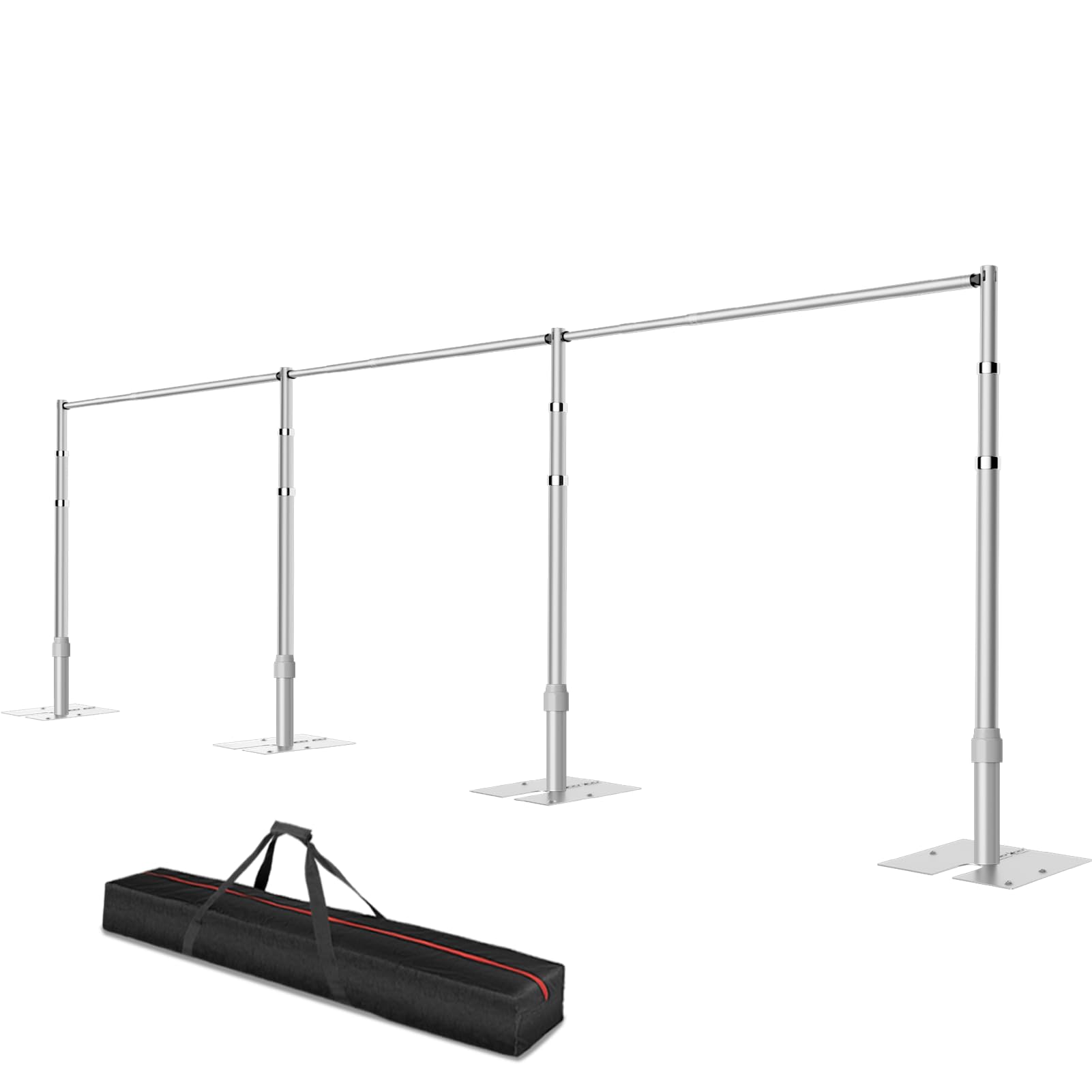 Photo 1 of Qoolfoto Heavy Duty Backdrop Stand 8.9x30ft,Pipe and Drape Background Stand