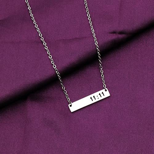 11 11 Angel Numbers Necklace Make A Wish Gift for Women Teen Girls3