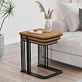 table contemporaine bois et fer Design contemporain bois clair – Plateaux résistants avec finition bois clair naturelle et structure en métal noir thermolaqué pour un rendu moderne et élégant.