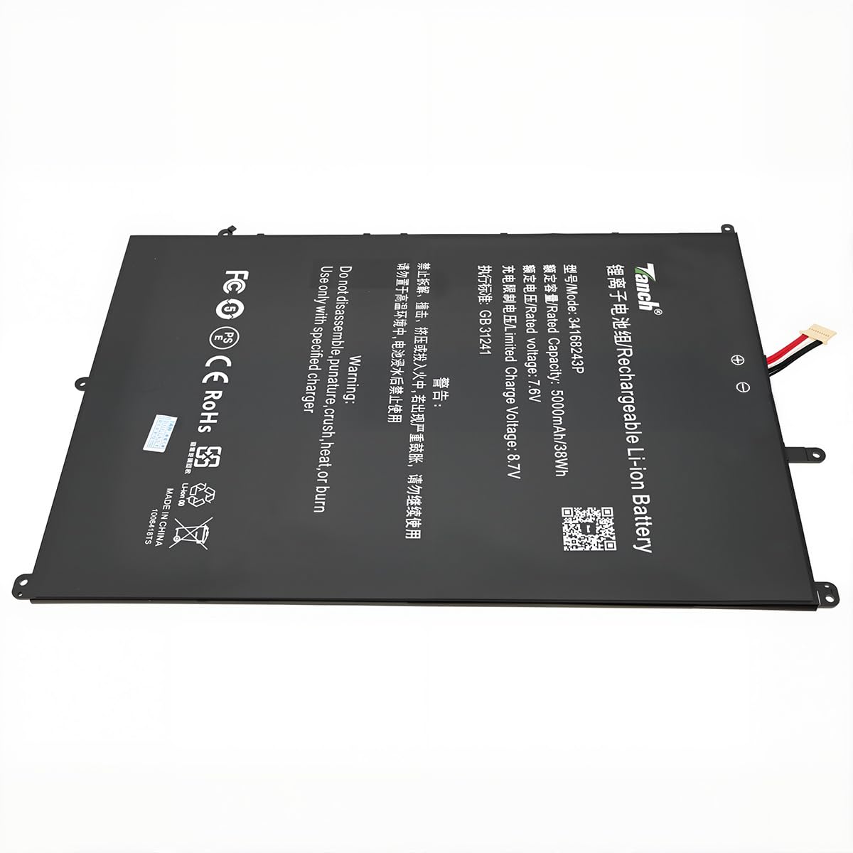 Batería para portátil Bmax X15 Chuwi Herobook Pro CWI514 7,6 V 5000 mAh 38 W 34168243P