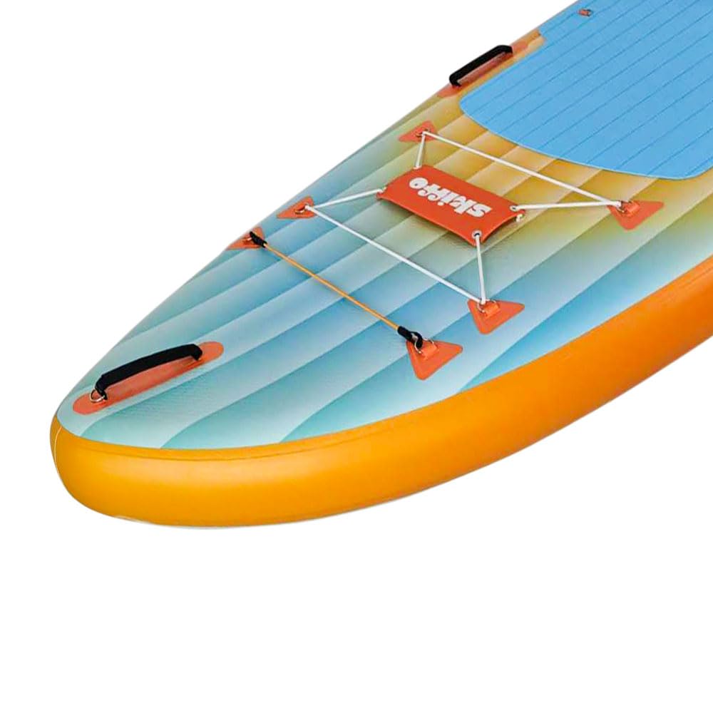 Skiffo Rivage Sunrise 11' – Sup Inflable 2 en 1 Kayak Completo – 335 x 86 x 15 cm – MAX 160 kg – Estable y versátil – Diseño único