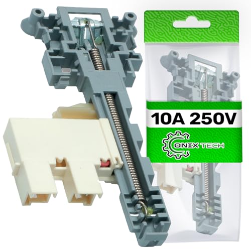 ONIX TECH Serrure de la Porte Lave Vaisselle 10A 250V avec Code Original 690074493 697690335 697690342 697690348 pour Smeg - Garantie de 5 Ans